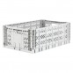 Aykasa Maxi sammenleggbar boks, lys grå / lys grå