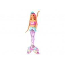 Barbie havfrue med bevegelig hale og lys