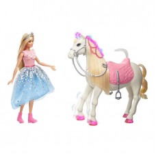 Barbie Princess Adventure-dukke og Prance and Shimmer-hest