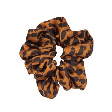 Scrunchie, oransje leopard