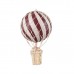 Luftballong 10 cm - Dyp rød