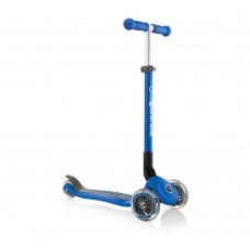 Sammenleggbar sparkesykkel for barn, Primo - Marineblå