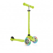 Scooter for barn med LED-lys, Primo - Limegrønn
