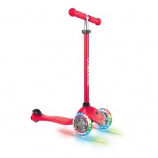 Scooter for barn med LED-lys, Primo - Rød