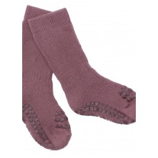 Sklisikker sokker, størrelse 17-19 (6-12 måneder) - tåkete plomme