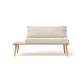 Lav lounge sofa - natur (SAGA)