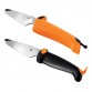 Kinderkjøkkenknivsett for barn, 2 deler - barnekniv, oransje/svart