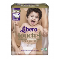Libero Touch nr. 4, åpen bleie (maks. 3 stk. Pr. bestilling)