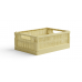 Made Crate Midi Folding Box, Sitronkrem