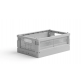 Made Crate Mini Folding Box, tåkete grå