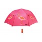 Paraply, flamingo