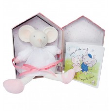 Meiya & Alvin - Teddy Bear Mini Meiya med gummihode og bok
