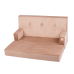 Sammenleggbar sofa - gull, fløyel (100x40x52cm)