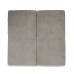 Lekematte firkantet - grå, fløyel (120x120x5cm)