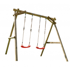 Nordic Play Swing Stand med 2 svinger og parenteser