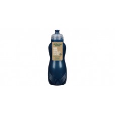 Vannflaske med bølgemønster - Blå (600 ml)