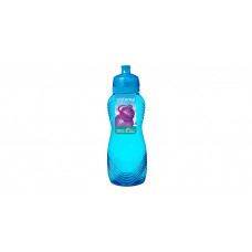 Drikkeflaske med bølgemønster - Blå (600 ml)