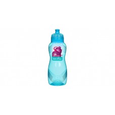 Drikkeflaske med bølgemønster - Lyse blå (600 ml)