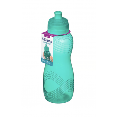 Drikkeflaske med bølgemønster - Blågrønn (600 ml)