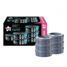 Tommee Tippee Sangenic Twist & Click Refill 6-pakning