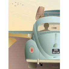 VW Beetle - Plakat (30x40cm)