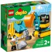 Lego Duplo -spor og gravemaskin