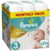 Pampers Premium Protection, størrelse 3 Midi, 6-10 kg, månedsboks (1x 204 bleier)