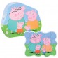 Peppa gris og familie deco puslespill