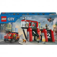 LEGO City 60414 Brannstasjon med brannbil