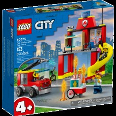 Lego City 60375 Brannstasjon og brannbil