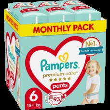 PAMPERS Premium PANTS MTH bleier str 6 (15-25kg) 93stk