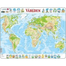 Larsen Pusel Puzzle 80 stykker, verdenskart