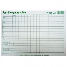 Yatzy blokkerer store 50 ark