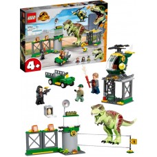 Lego Jurassic World T. Rex på Dinosaur Flight