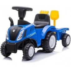 Gående New Holland traktor med henger