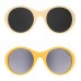 Mokki solbriller - Klikk og endring - 10 stykker - Gul